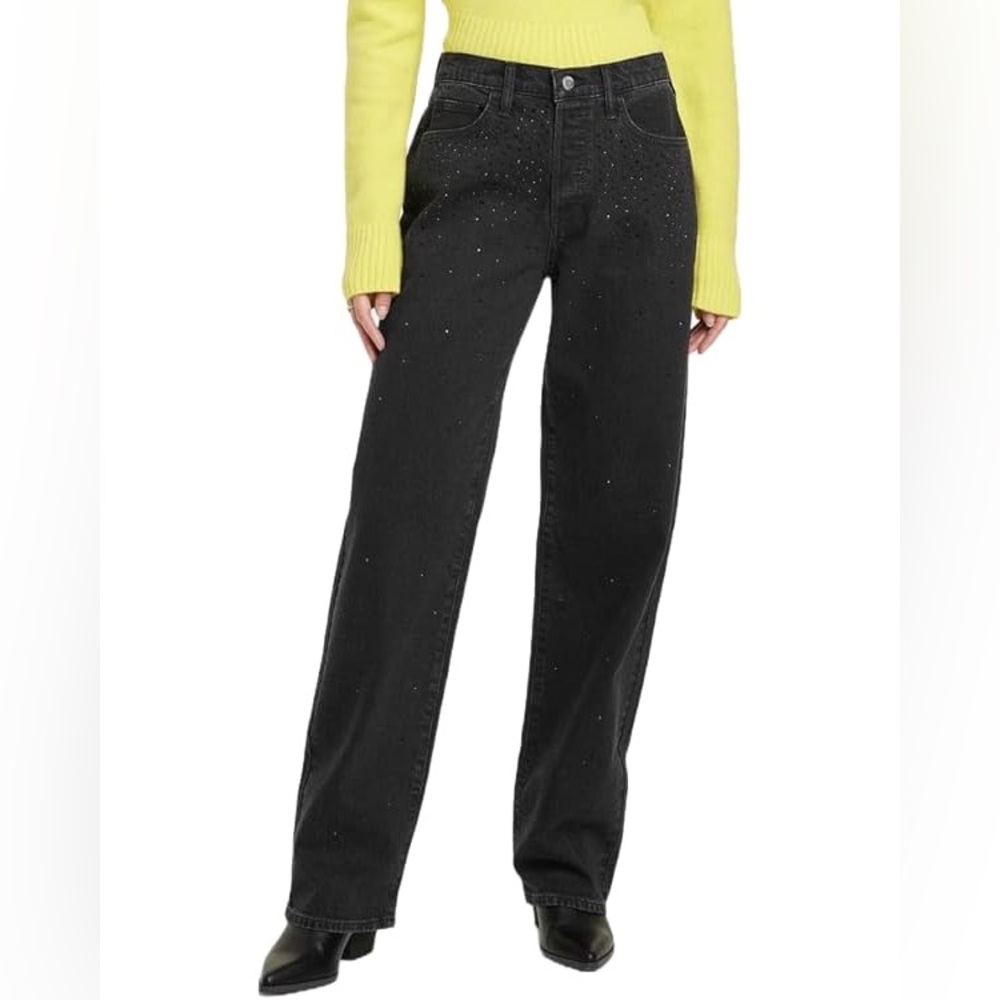 Studded Rhinestone Jeans - Picture 3 of 9